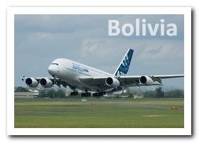 ICAO and IATA codes of Bolivia